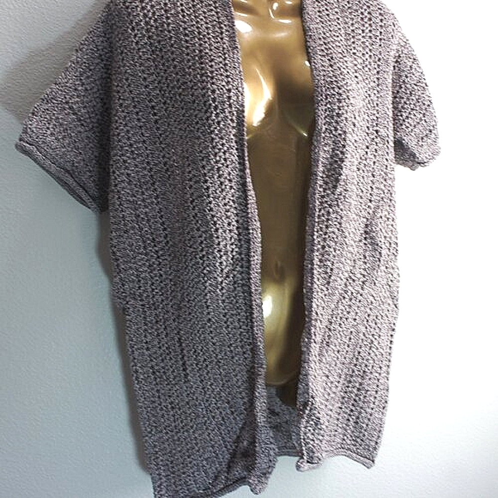 Chicos Purple Spice Libby Cardigan Sweater size 1  NWTS